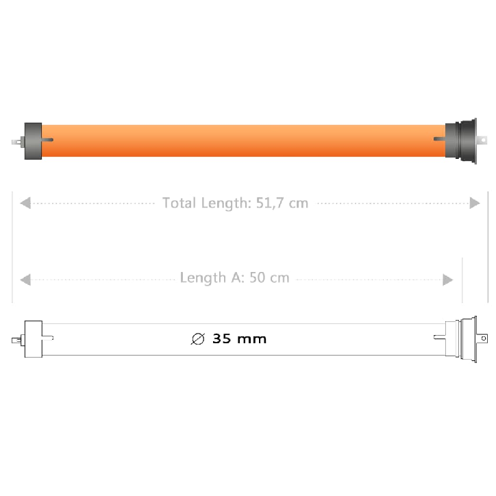 Vamzdiniai varikliai, 4vnt., 10 Nm (144000x4)