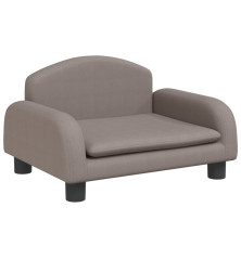 Vaikiška sofa, taupe spalvos, 50x40x30cm, audinys