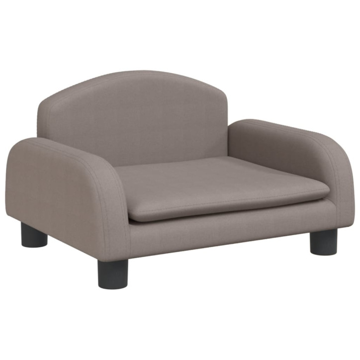 Vaikiška sofa, taupe spalvos, 50x40x30cm, audinys