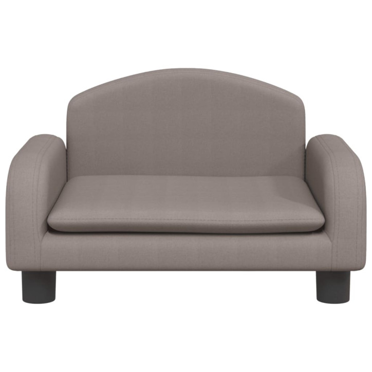 Vaikiška sofa, taupe spalvos, 50x40x30cm, audinys