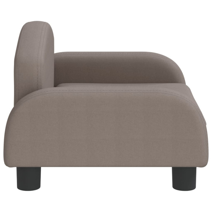 Vaikiška sofa, taupe spalvos, 50x40x30cm, audinys