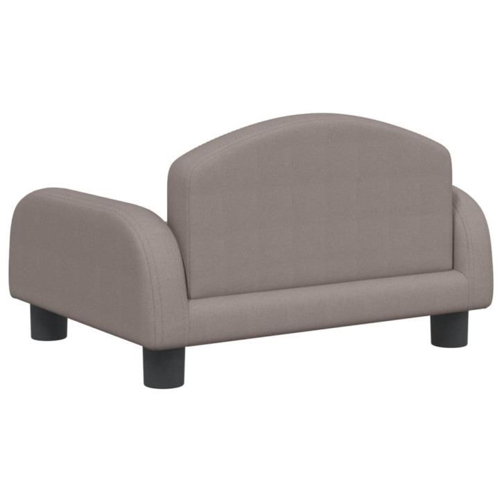 Vaikiška sofa, taupe spalvos, 50x40x30cm, audinys