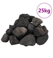 Vulkaninės uolienos, juodos spalvos, 25kg, 5-8cm