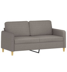 Dvivietė sofa, taupe spalvos, 140cm, audinys