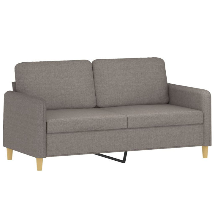 Dvivietė sofa, taupe spalvos, 140cm, audinys