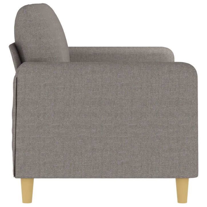 Dvivietė sofa, taupe spalvos, 140cm, audinys