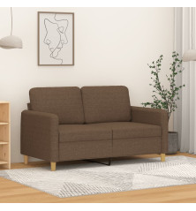 Dvivietė sofa, rudos spalvos, 120cm, audinys