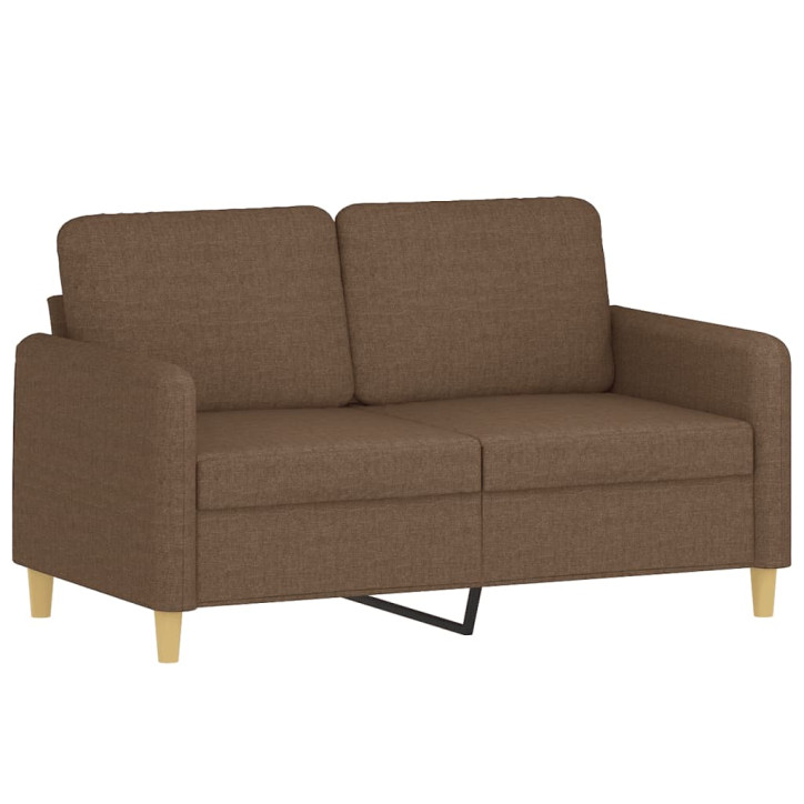 Dvivietė sofa, rudos spalvos, 120cm, audinys