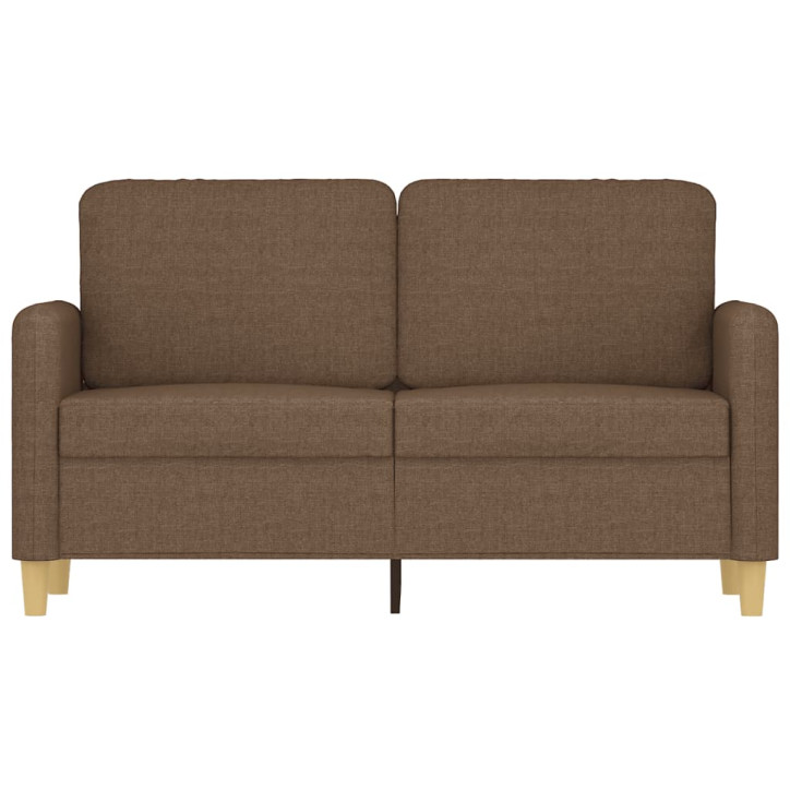 Dvivietė sofa, rudos spalvos, 120cm, audinys