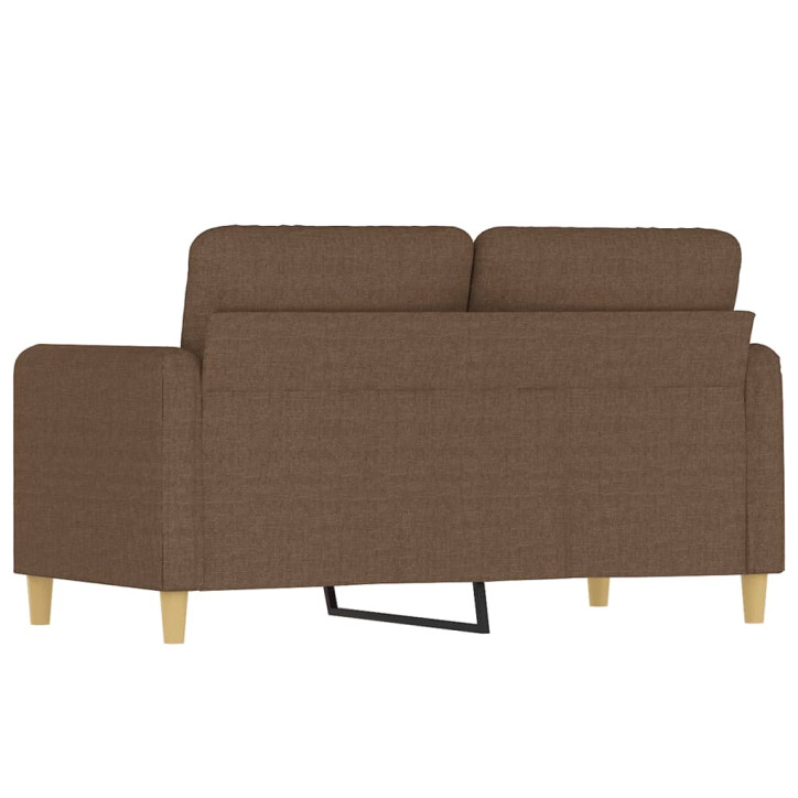 Dvivietė sofa, rudos spalvos, 120cm, audinys