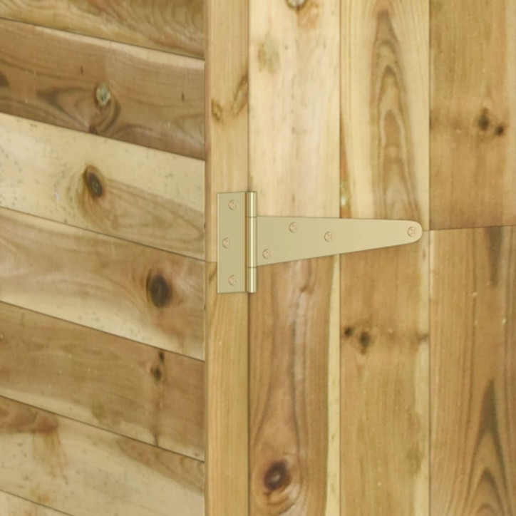 Sodo pašiūrė įrankiams, 163x50x171cm, pušies medienos masyvas