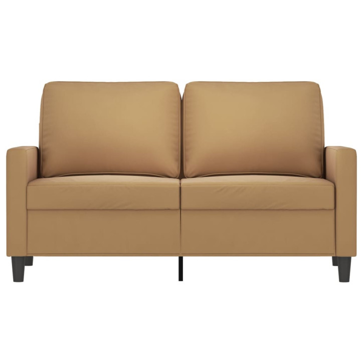 Dvivietė sofa, rudos spalvos, 120cm, aksomas