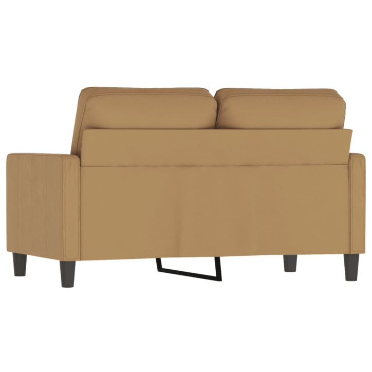 Dvivietė sofa, rudos spalvos, 120cm, aksomas