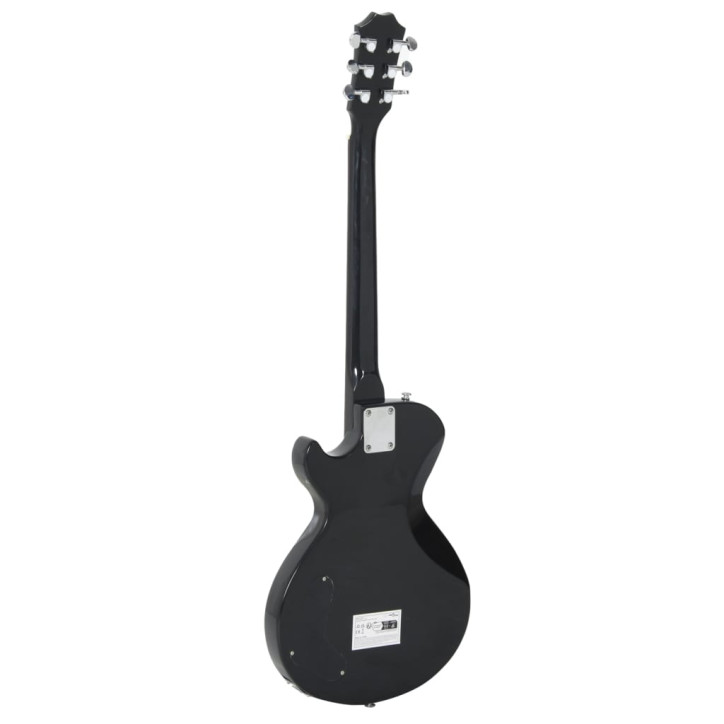 Elektrinė gitara pradedantiesiems su dėklu, juoda, 4/4 39"