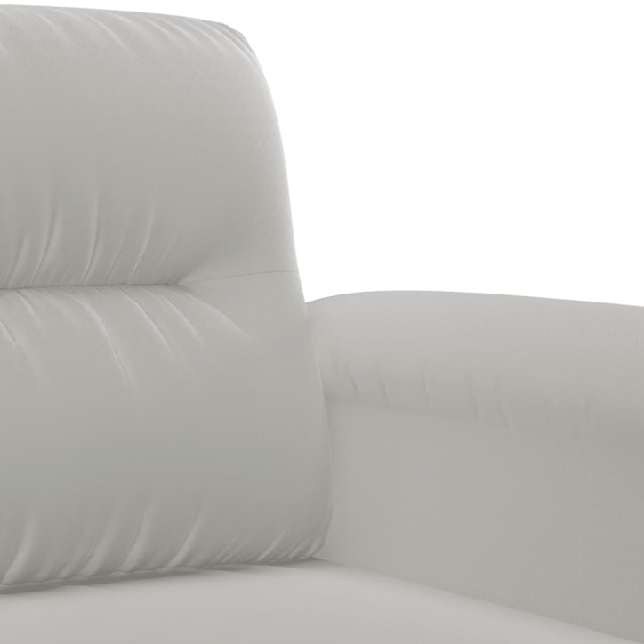 Dvivietė sofa, šviesiai pilka, 140cm, mikropluošto audinys