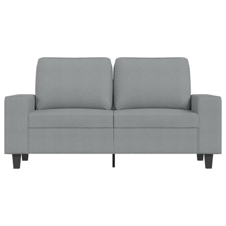 Dvivietė sofa, šviesiai pilkos spalvos, 120cm, audinys