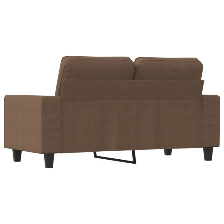 Dvivietė sofa, rudos spalvos, 120cm, audinys