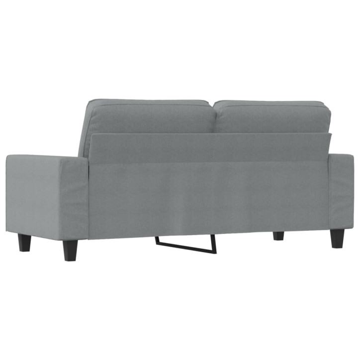 Dvivietė sofa, šviesiai pilkos spalvos, 140cm, audinys