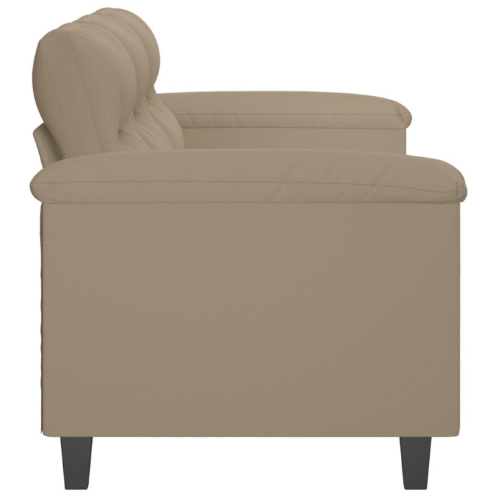 Trivietė sofa, taupe spalvos, 180cm, mikropluošto audinys