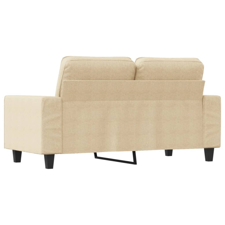 Dvivietė sofa, kreminės spalvos, 120cm, audinys