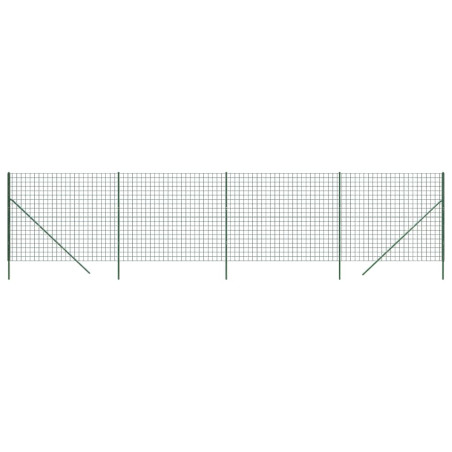 Vielinė tinklinė tvora, žalia, 2,2x10m, galvanizuotas plienas