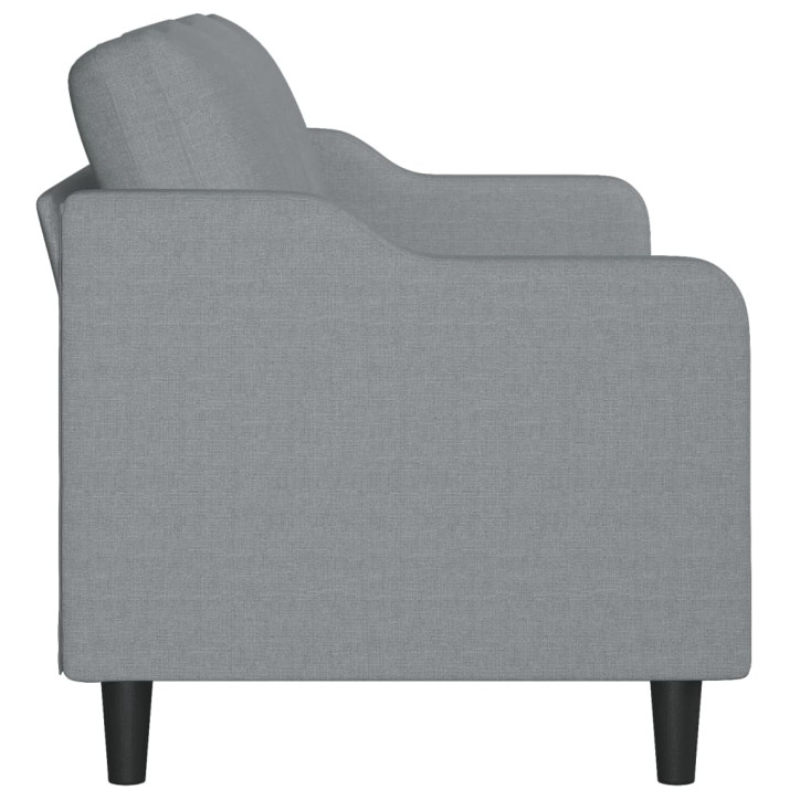 Trivietė sofa, šviesiai pilkos spalvos, 180cm, audinys