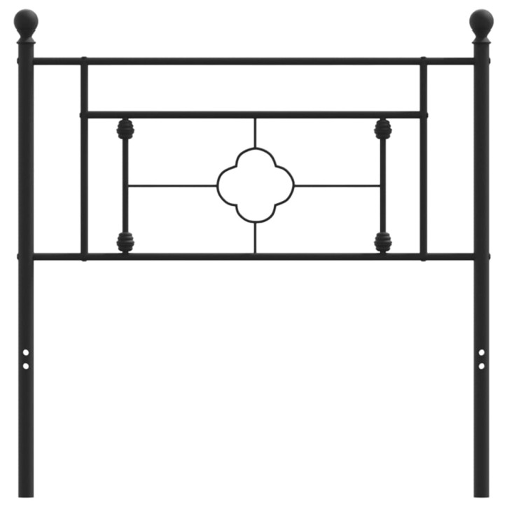 Metalinis galvūgalis, juodos spalvos, 100cm