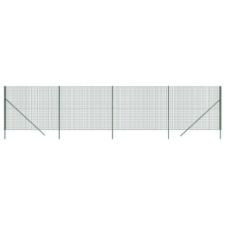 Vielinė tinklinė tvora, žalia, 2,2x10m, galvanizuotas plienas