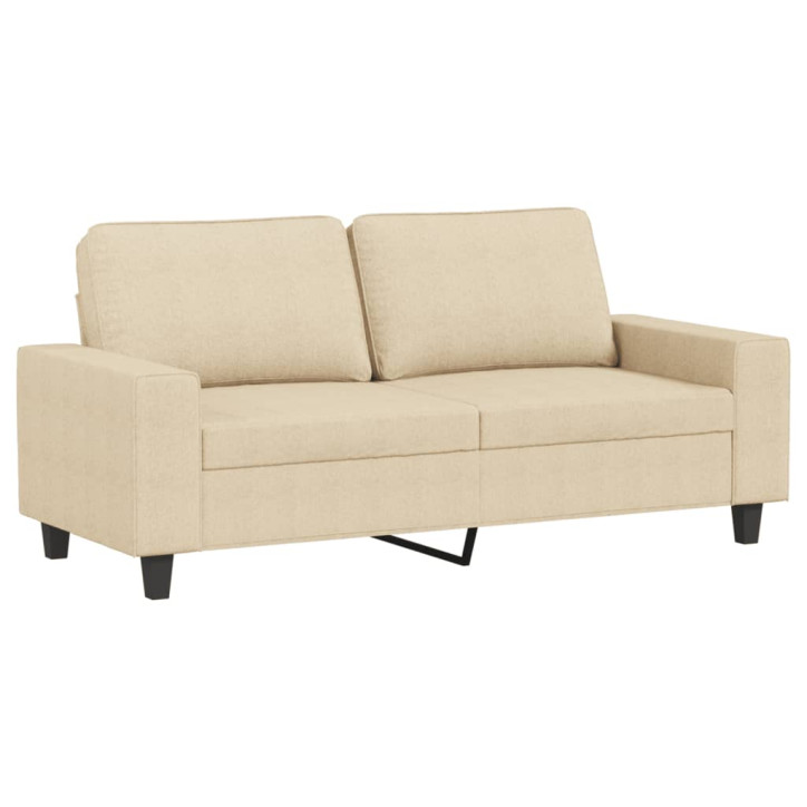 Dvivietė sofa, kreminės spalvos, 140cm, audinys