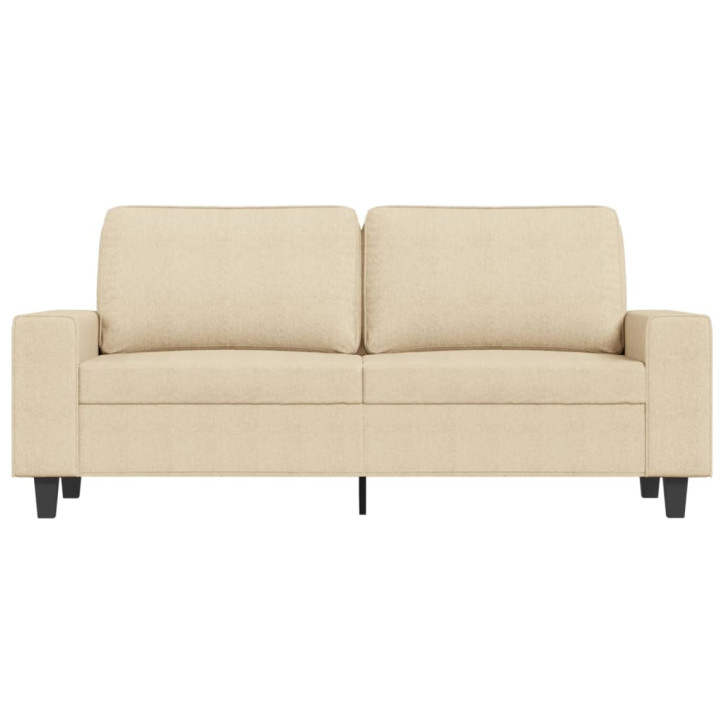 Dvivietė sofa, kreminės spalvos, 140cm, audinys