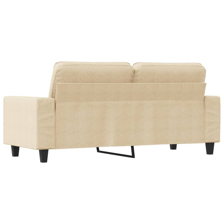 Dvivietė sofa, kreminės spalvos, 140cm, audinys