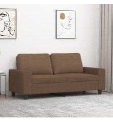 Dvivietė sofa, rudos spalvos, 140cm, audinys