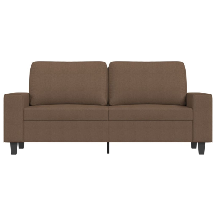 Dvivietė sofa, rudos spalvos, 140cm, audinys