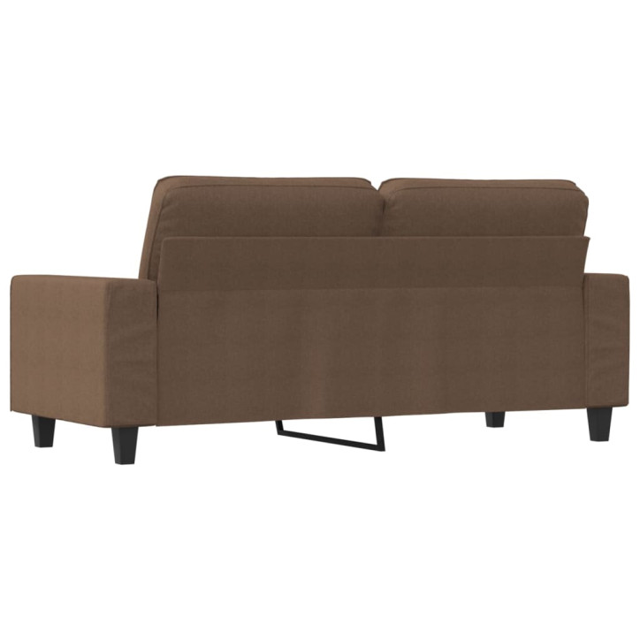 Dvivietė sofa, rudos spalvos, 140cm, audinys