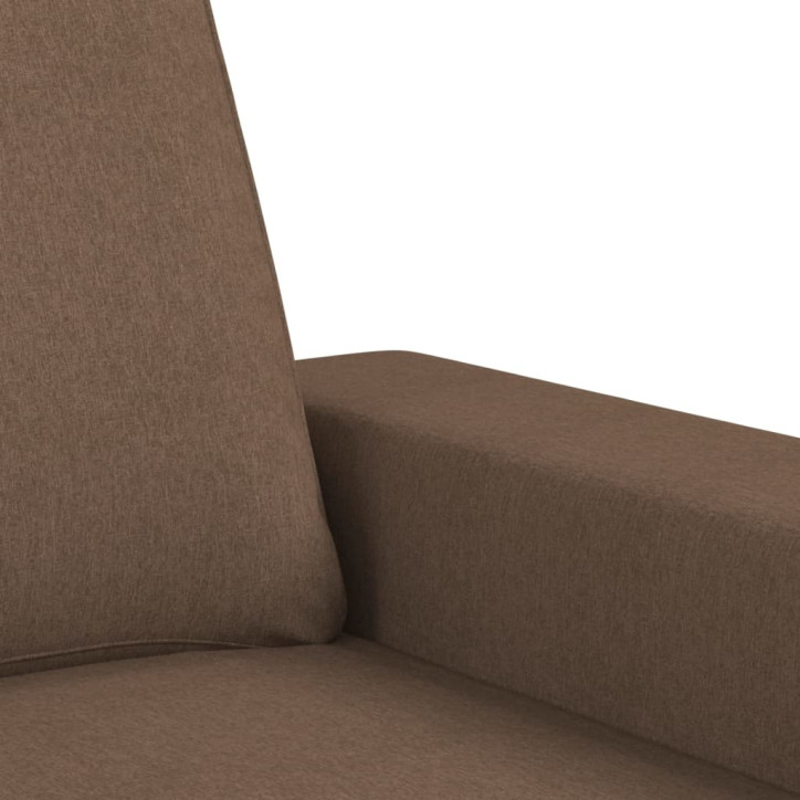 Dvivietė sofa, rudos spalvos, 140cm, audinys