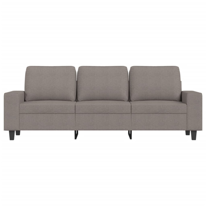 Trivietė sofa, taupe spalvos, 180cm, audinys