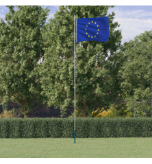 Europos Sąjungos vėliava su stiebu, aliuminis, 6,23m