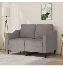 Dvivietė sofa, taupe spalvos, 140cm, audinys