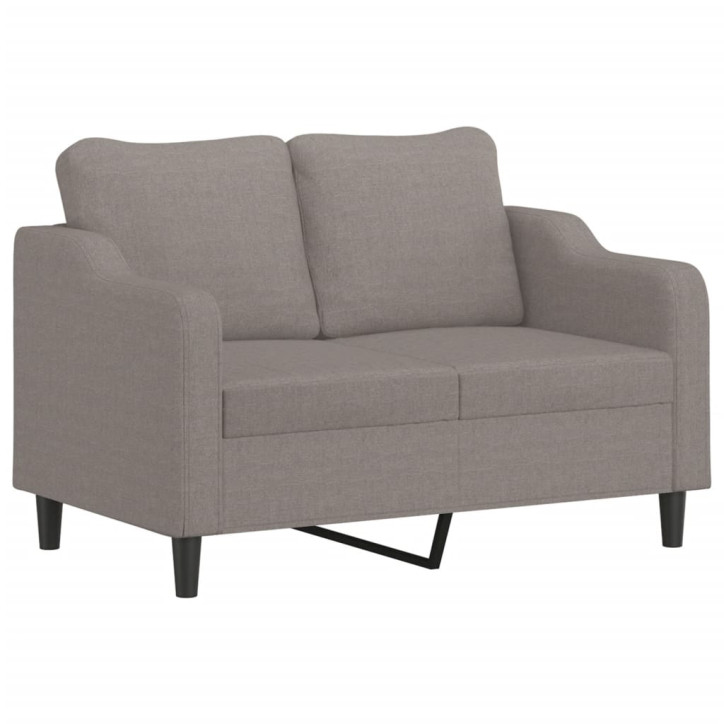 Dvivietė sofa, taupe spalvos, 140cm, audinys