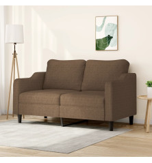 Dvivietė sofa, rudos spalvos, 140cm, audinys