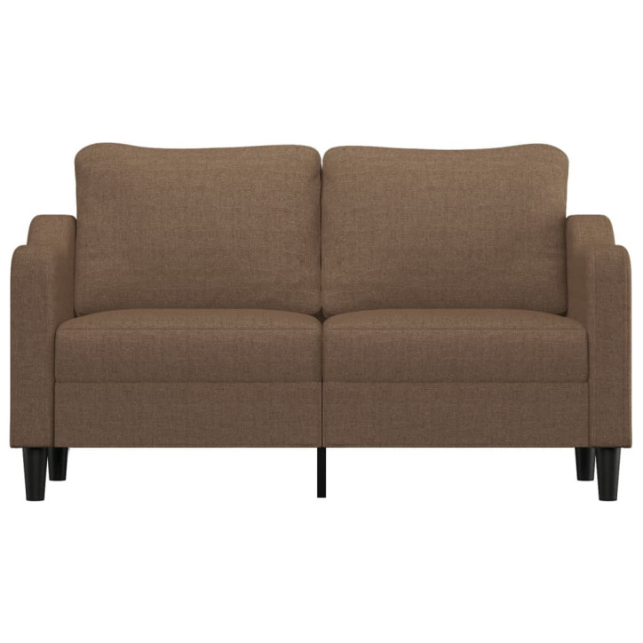 Dvivietė sofa, rudos spalvos, 140cm, audinys