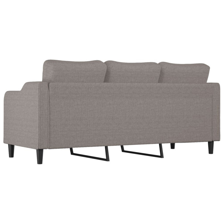 Trivietė sofa, taupe spalvos, 180cm, audinys