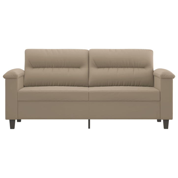 Dvivietė sofa, taupe spalvos, 140cm, mikropluošto audinys