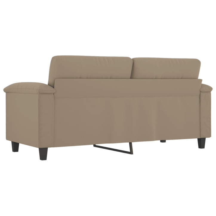 Dvivietė sofa, taupe spalvos, 140cm, mikropluošto audinys