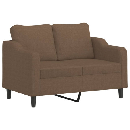 Dvivietė sofa, rudos spalvos, 120cm, audinys