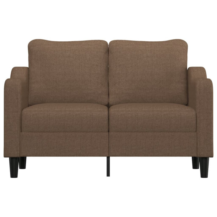 Dvivietė sofa, rudos spalvos, 120cm, audinys