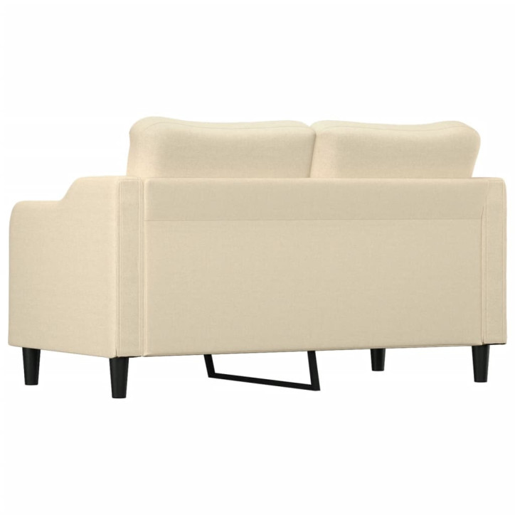 Dvivietė sofa, kreminės spalvos, 140cm, audinys