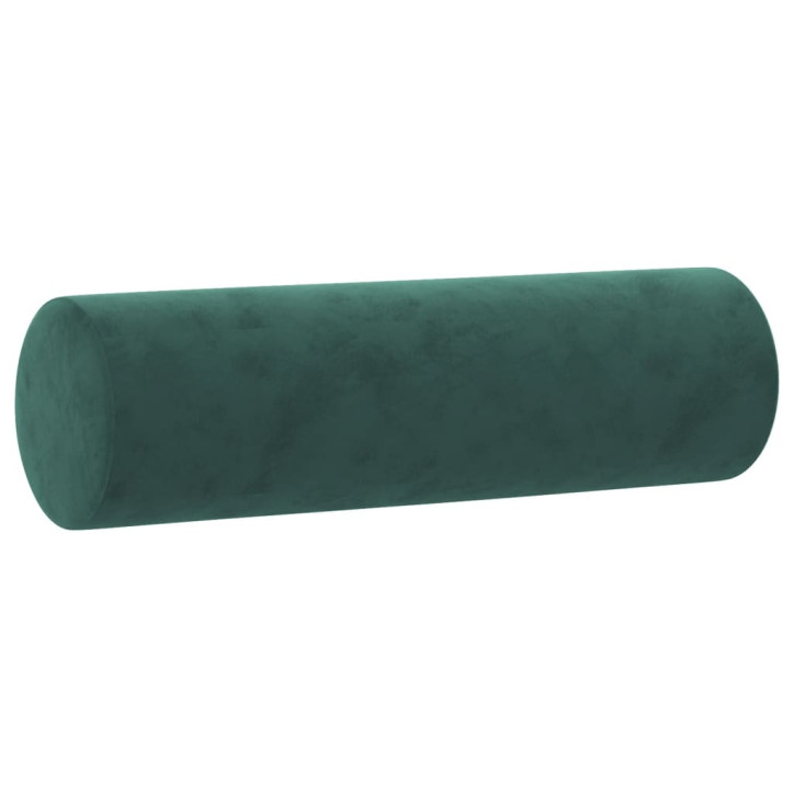 Dvivietė sofa su pagalvėlėmis, tamsiai žalia, 120cm, aksomas