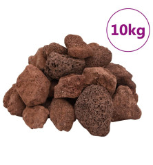 Vulkaninės uolienos, raudonos spalvos, 10kg, 5–8cm