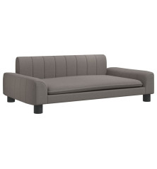 Vaikiška sofa, taupe spalvos, 90x53x30cm, audinys